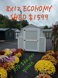 8X12 Eco Shed