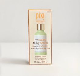 Pixi Skintreats Hydrating Milky Face Serum, Rosehip Oil & Aloe, 1 fl oz
