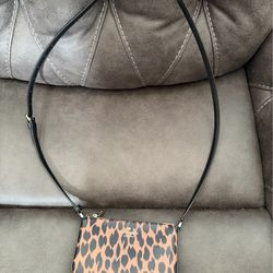 Kate spade leopard purse
