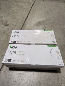 SUNCO G25 LED Light Bulbs (20 Count)