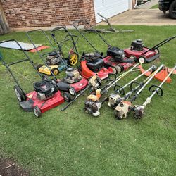 Lawn Mowers & String Trimmers