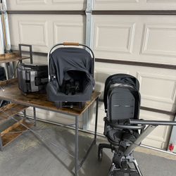 Nuna Baby Car seat/ Carrier  w/ Stroller 