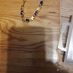 purple bracelet