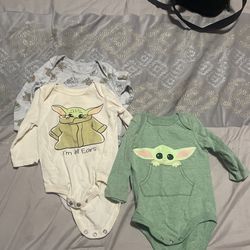 Baby Yoda Boys One Piece