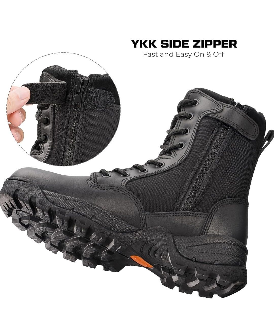 Maelstrom Men’s Tactical Work Boots Size 8wide