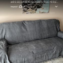 Couch Cover Sofa Covers for 3 Cushion Sectional Couch Covers L Shape Couch Cover with Tassel Sofa Protector Washable Reversible Chenille Sofa Slipcove