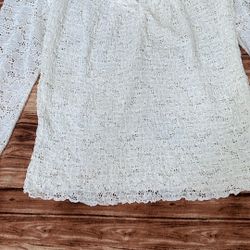 Venus Open Lace Stretch Top Sz L