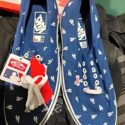 Los Angeles Dodgers Vans  9.5 New