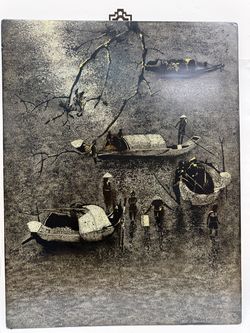 Artwork on wood - 25"x20