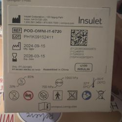 Omnipod 5- 5 Pack Box - Expire 3/15/2026