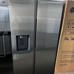 New Open Box Samsung Stainless Steel Side By Side Refrigerator 