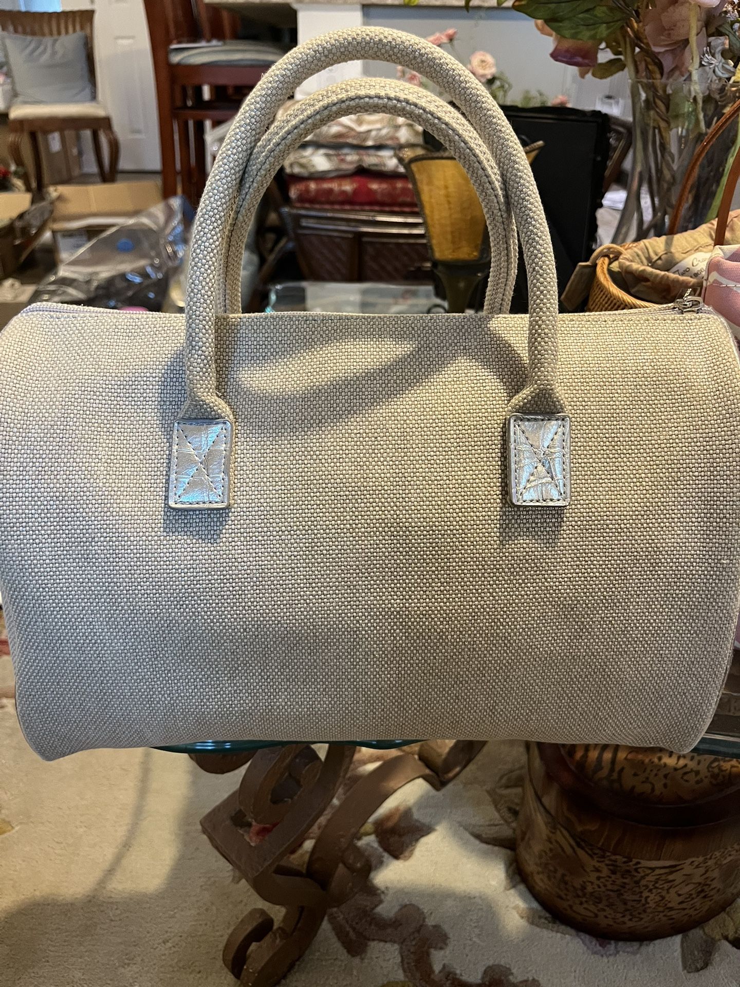 Michael Kors Woven Fabric Handbag