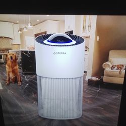 New Sterra paws true Hepa 14 pet air purifiher & Sterillizer with ion & UVC light technology cleans 1,000sqft. Every hour