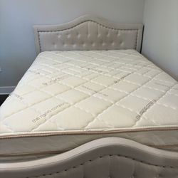 Queen Size Bed frame & Mattress 