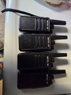 Walkie talkies