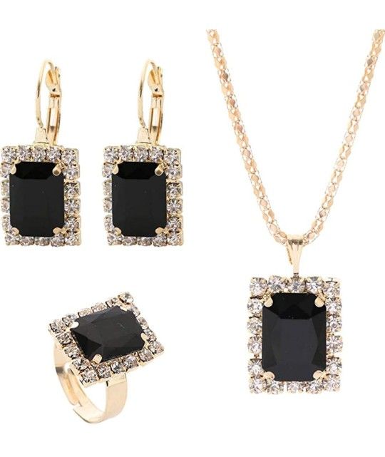 Necklace, Ring, Earrings, Fashion Jewelry, $5