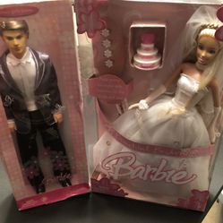 Bride And Groom Barbie 2004 & Ken 2006