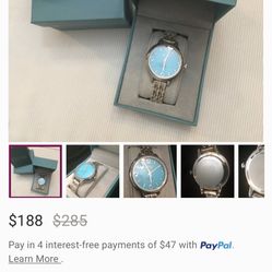 Ladies Vintage Ecclessi Turquoise Watch