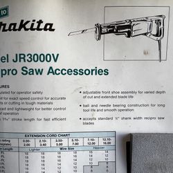 Sawzall Makita