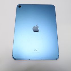 iPad 10th Gen 64GB WiFi + Cellular Open Box Excellent  Condition-On Special Cash Deal $249