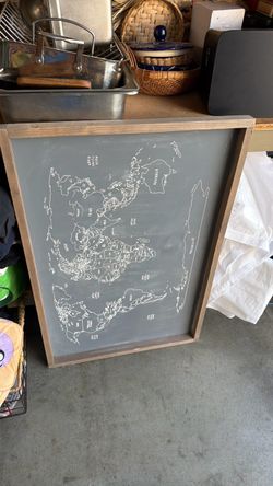 World Map Frame