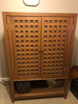 TV cabinet and matching storage cabinet