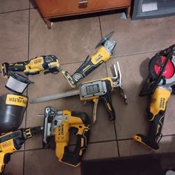 Dewalt 20v Powertools Batteries And Chargers. 
