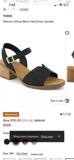NEW Tom’s sandals size 7