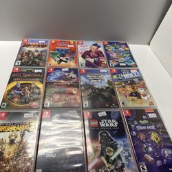 Lot Of Nintendo Switch 12 Games No Mañual 