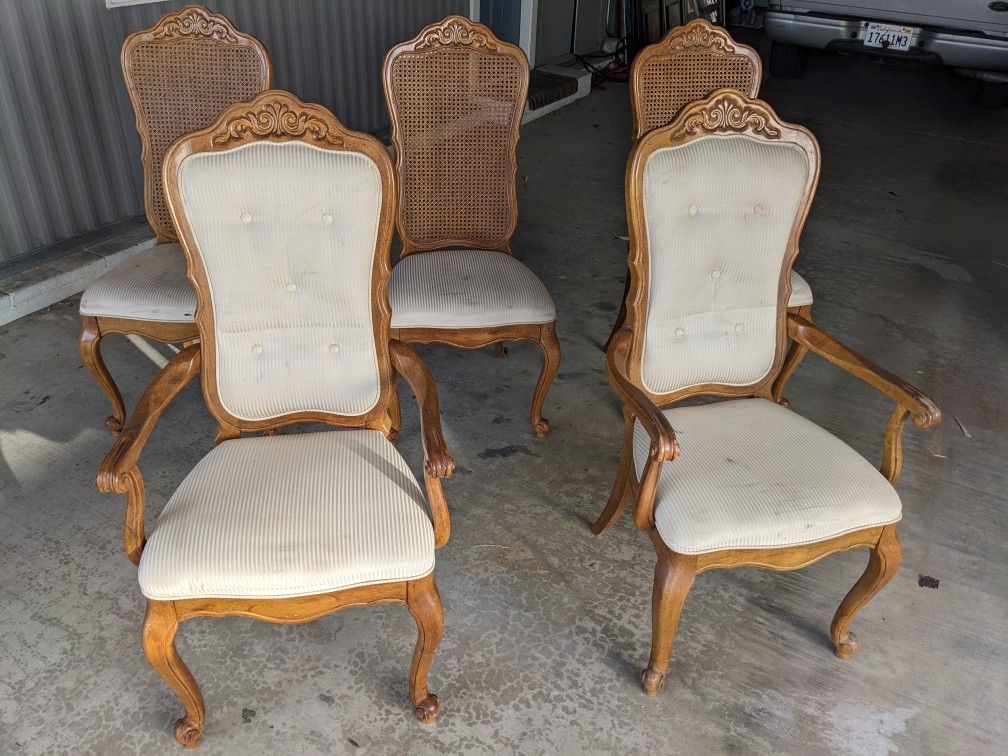 Five Dining Room Chairs