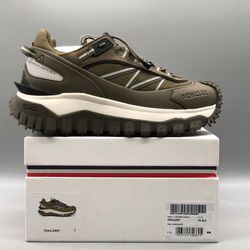 Moncler Genius GTX Shock Absorbing and Tear Resistant Outdoor Sneakers Army Green