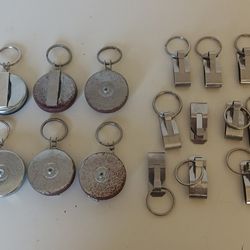 Vintage 1970s Key-Bak Retractable Keychains $25 For All