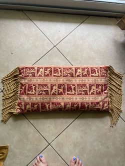 Decorative pillow for bedroom, vanity, bench, etc.