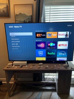 65” Onn Roku tv with soundbar