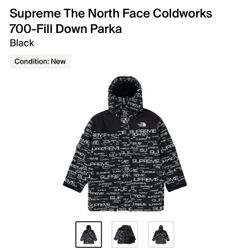 Supreme X The North face Coldworks 700-Fill Down Parka Size Large