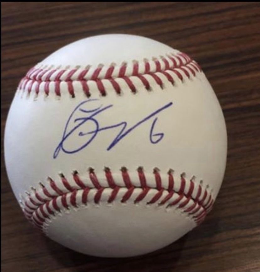 Jonathan Schoop signed baseball