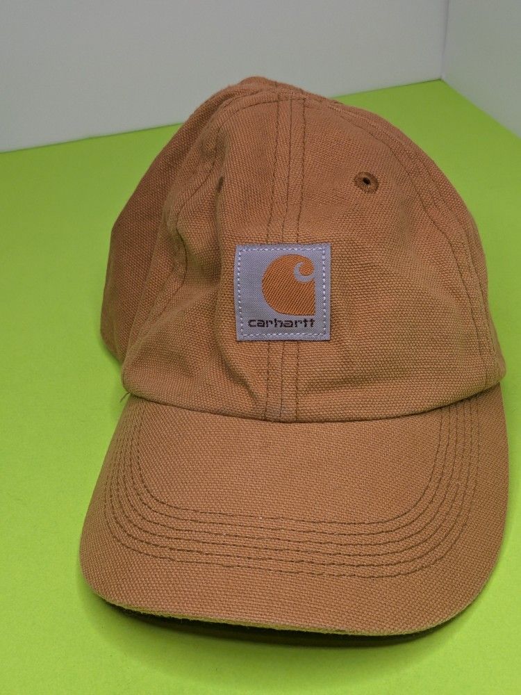Carhartt Hat Cap Brown Fitted Cotton Classic Adjustable youth size