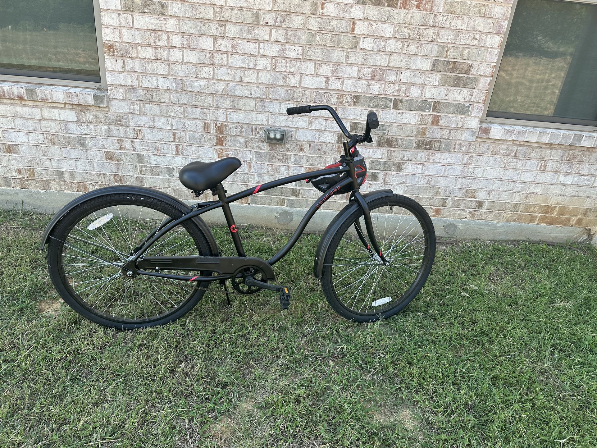 Near New 26” Bike With Helmet 