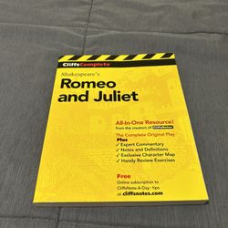 CliffsComplete Shakespeare’s Romeo And Juliet