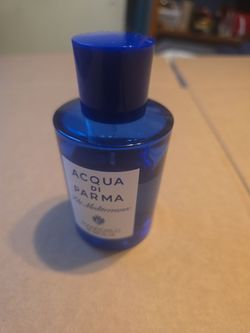 The fragrance in the image is Acqua di Parma Blu Mediterraneo Mandorlo di Sicilia Eau de Toilette.