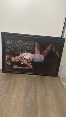 Kat Von D Framed Poster