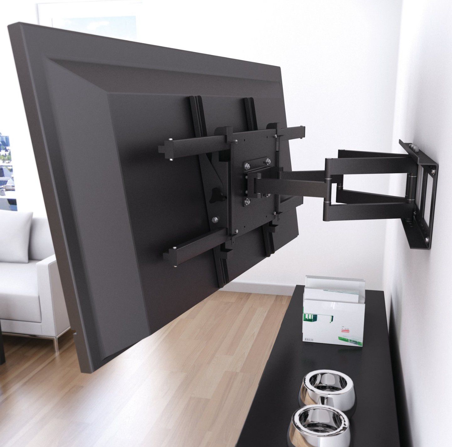 Brand new tv wall mounts flat tilt and full motion swivel PROFESSIONAL INSTALLATION AT LOW PRICE