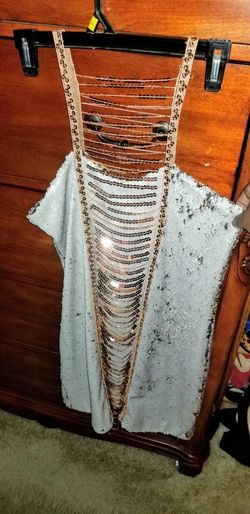 A Sahoco Sequin Dress