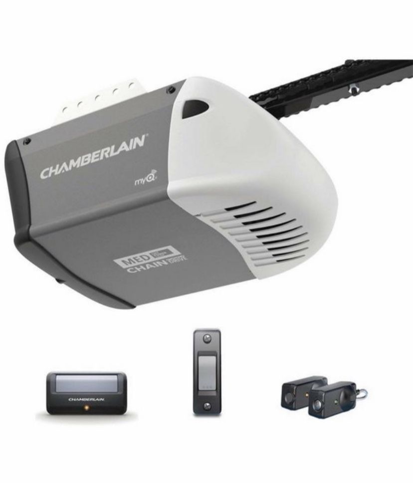 Garage door opener installed