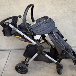 EvenFlo Pivot Stroller Set