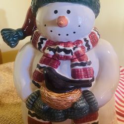 Snowman Cookie Jar