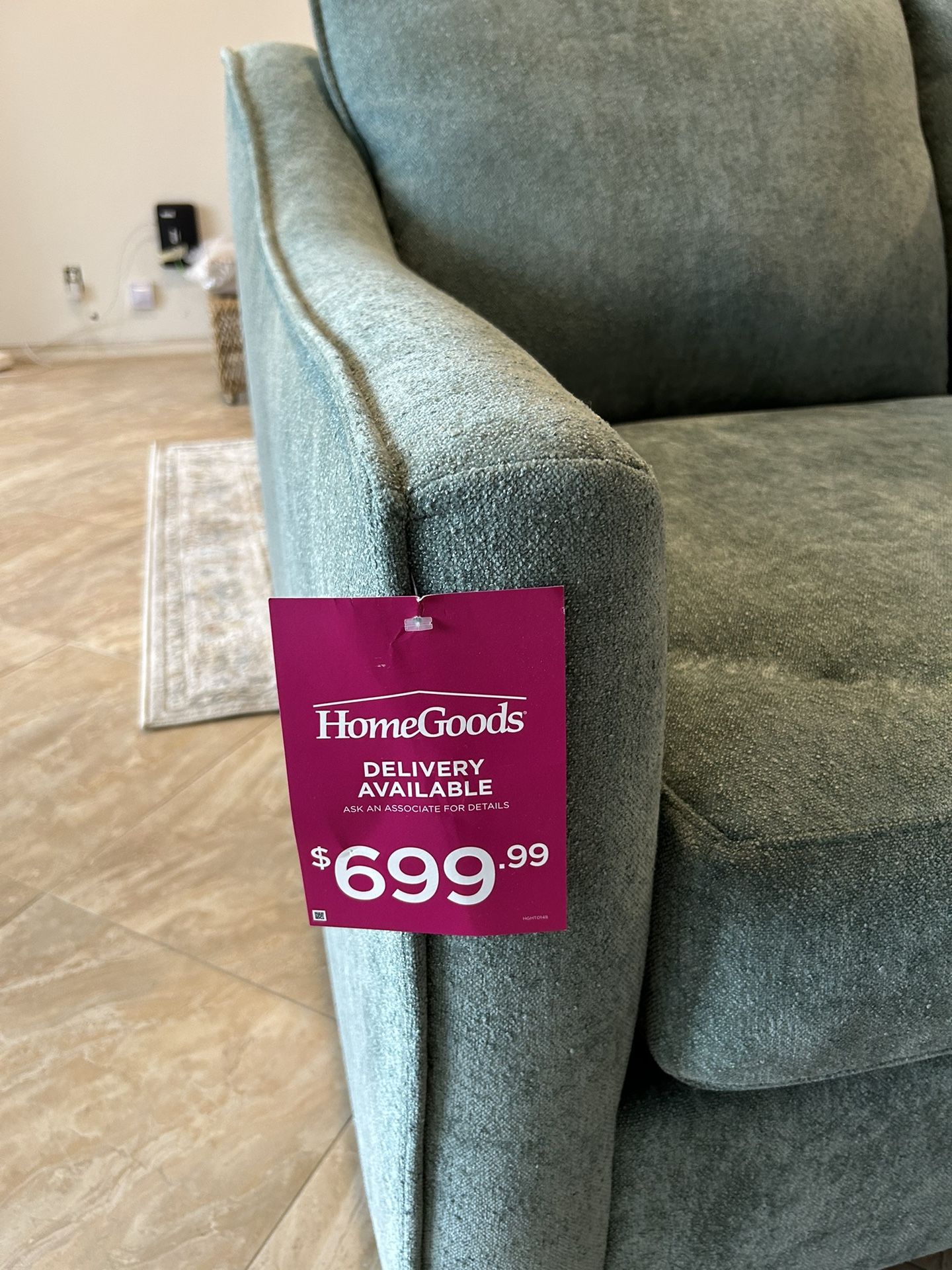 Beautiful Chennille Couch , Brand New