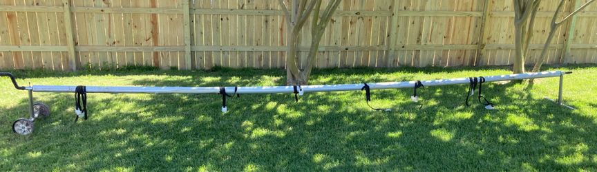 Aluminum solar pool cover reel (without cover)