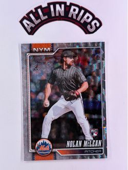 Topps 2026 Series 1 Nolan McLean Crackleboard Rookie  #214 New York Mets