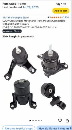 Engine & Trans Mount Set of 4